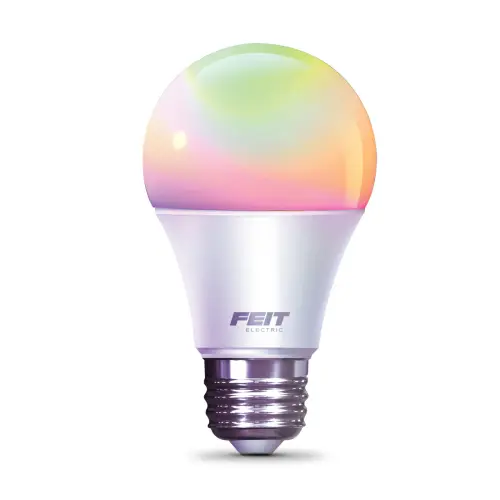 9W (60W Replacement) Color Changing RGBW A19 Alexa Google Smart Bulb 3 Pack