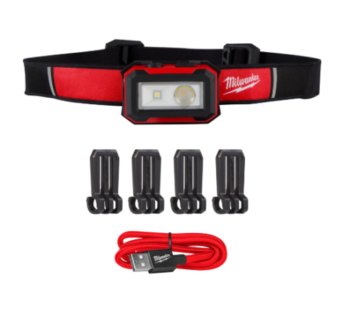 RECHARGEABLE MAGNETIC HEADLAMP TASK LIGHT