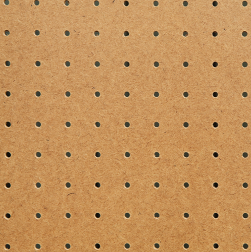 PEG BOARD 4 X 8 X 1/4 RAW