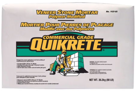QUIKRETE STONE VENEER MORTAR 36KG