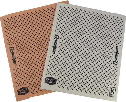 Q-SWIPER REUSABLE GRILL CLEANING CLOTH (2 PACK)