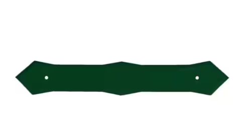 PIPE STRAP FOREST GREEN (100/BOX)