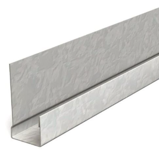 DRYWALL METAL J TRIM  1/2" X 8' METAL