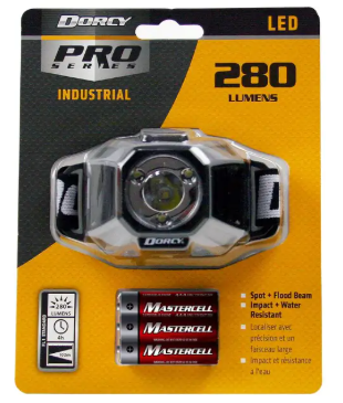 HEADLT MFNCT 9 LED 4AA GRY