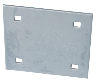 BACKER PLATE 9/16 PUNCH HEAVY DUTY GALV.