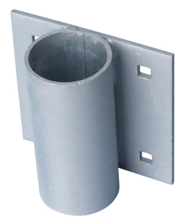 PIPE HOLDER OUTSIDE (5-1/4" X 5-1/4") 2-1/4" ID PIPE