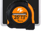1" X 25'/7.5M TAPE MEASURE