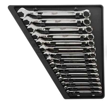 15pc Combination Wrench Set - Metric