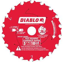 BLADE SAW FST FRMG 18T 5-1/2IN