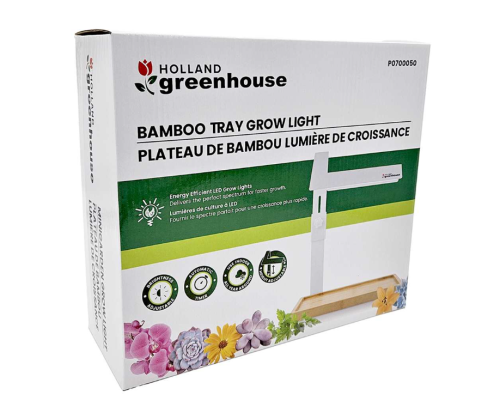 Holland Greenhouse Bamboo Tray Grow Light