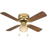 FAN CEIL 42IN 4BLD/1LT HUGR PB 