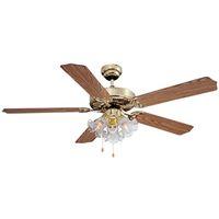 FAN CEIL 52IN 5BLD/3LT 2MNT PB 