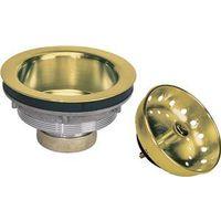 STRAINER POLISHED BRASS 