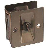 POCKET DR LATCH/PULLS ANT BRNZ 