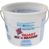 PAINT PAIL PLSTC W HANDLE 5QT 