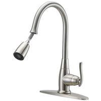 FAUCET KITCHN PULLDWN STAINLES 