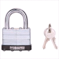 PADLOCK STEEL 2IN VERT CLR KD 