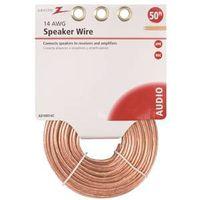 WIRE SPEAKER 14GAU 50FT CLEAR 