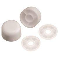 TOILET BOLT CAP ROUND PLASTIC 
