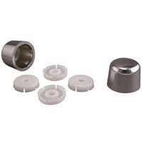 TOILET BOLT CAP ROUND CHRM 