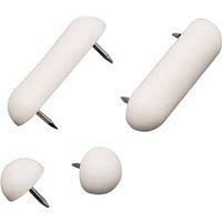 TOILET SEAT BUMPER SET PLASTIC 