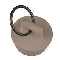 DRAIN STOPPER WHITE RUBB 7/8-1 