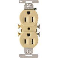 RECEPTACLE DPLX IVORY 15A/125V 