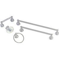 BATH ACCESSORIES BR NICKEL 5PC 