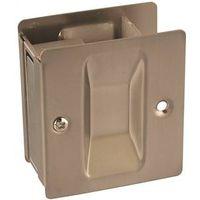 POCKET DR LATCH/PULLS STN NCKL 