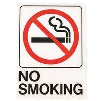 SIGN NO SMOKING 5X7IN PLASTIC 