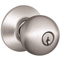 SCHLAGE ORBIT ENTRY SATIN CHROME 
