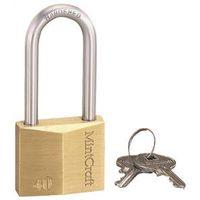 PADLOCK BRASS 1-1/2IN VRTCL KD 