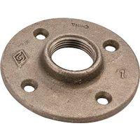 FLOOR FLANGE BLK MALLEABLE 1/2 