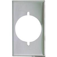 WALLPLATE 1G RNG/DRYR STD CHRM 