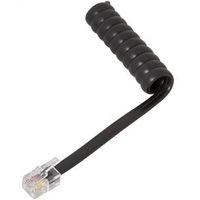 CORD PHONE COIL-HNDST 25FT BLK 