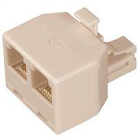 ADAPTER PHONE OUTLET 2-WAY ALM 