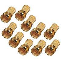 CONNECTOR RG-6 TWST F-CONN GLD 