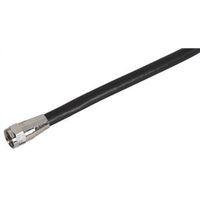 CABLE COAX RG6/F CONN 6FT BLK 