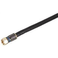 CABLE COAX RG6 QUAD 3FT BLACK 