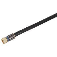 CABLE COAX RG6/F QUAD 25FT BLK 