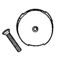 FACEPLATE BATH DRAIN BR NICKEL 