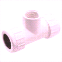COUPLING 3/4" PVC COMPRESSION