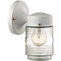 FIXTURE PORCH WLMT 1LT WHITE 