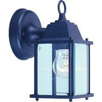 FIXTURE PORCH WLMT 1LT BLACK 