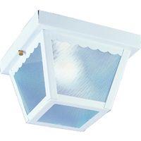 FIXTURE PORCH CMNT 1LT WHITE 