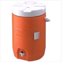 COOLER 3-GAL ORANGE/WHITE 