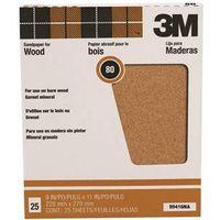 SANDPAPER GARNET 9x11" 80D 