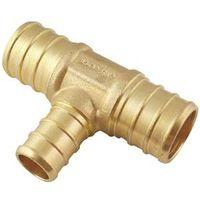 FITTING PEX TEE 3/4X3/4X1/2 BRASS 