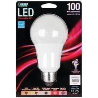 BULB LIGHT LED 100W A19 3000K 