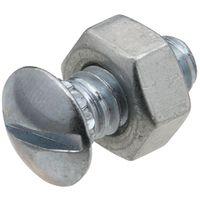 BOLT/NT RBD NK ZN 1/4IN-20X1/2 